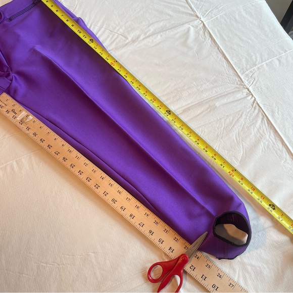 Fera Skiwear Purple Stirrup Ski Pants Wool Nylon Spandex (Bb) - Picture 16 of 16